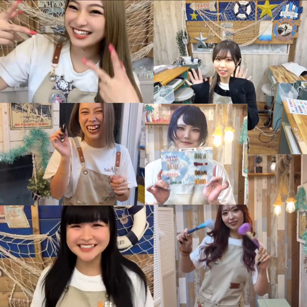 Nail salon Alaia スタッフ集合写真